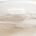 Miniatyrbild 4 av 7: Pre-owned Dior Mini Oblique Canvas Saddle Bag White