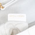 Miniatyrbild 6 av 7: Pre-owned Dior Mini Oblique Canvas Saddle Bag White