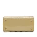 Miniatyrbild 3 av 10: Pre-owned Dior Medium Patent Cannage Lady Dior Brown