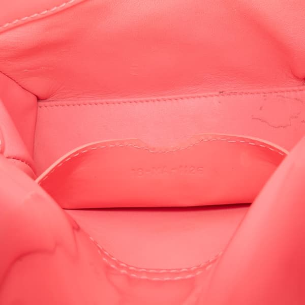 Pre-owned Dior Micro Ombre Patent Cannage Lady Dior Pink