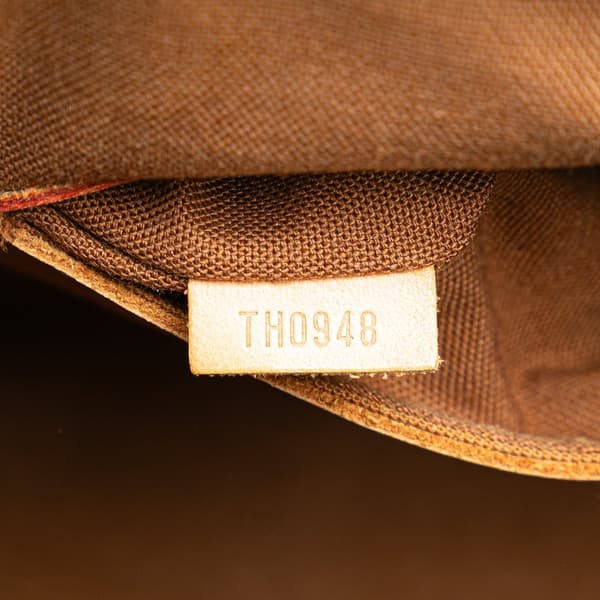 Pre-owned Louis Vuitton Monogram Alma PM Brown