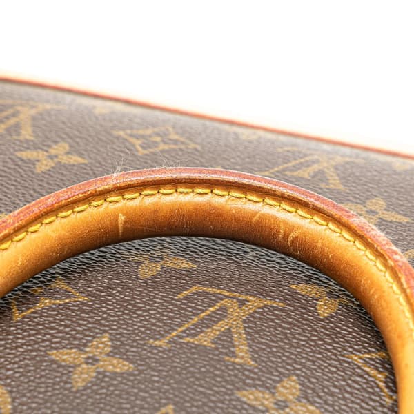 Pre-owned Louis Vuitton Monogram Alma PM Brown