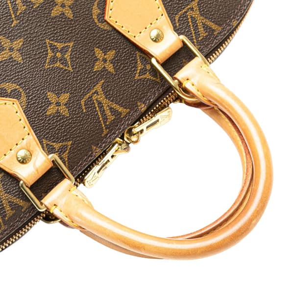 Pre-owned Louis Vuitton Monogram Alma PM Brown