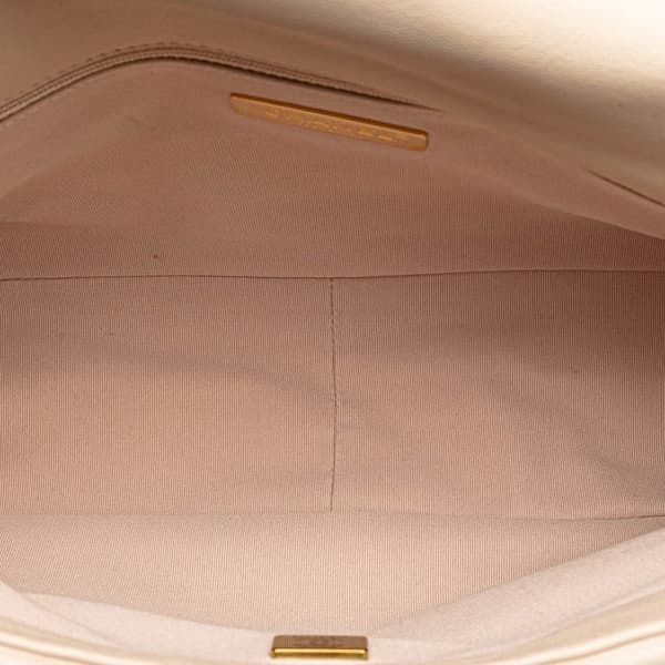 Pre-owned Chanel Large Lambskin 19 Flap Brown