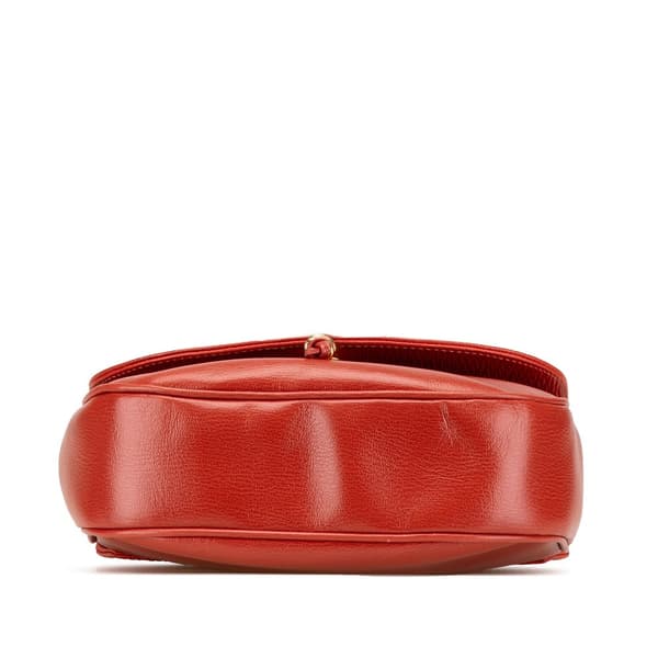 Pre-owned LOEWE Leather Velazquez Satchel Red