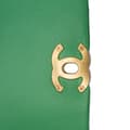 Pikkukuva 6 / 9: Pre-owned Chanel Small Quilted Lambskin Chain Is More Flap Green