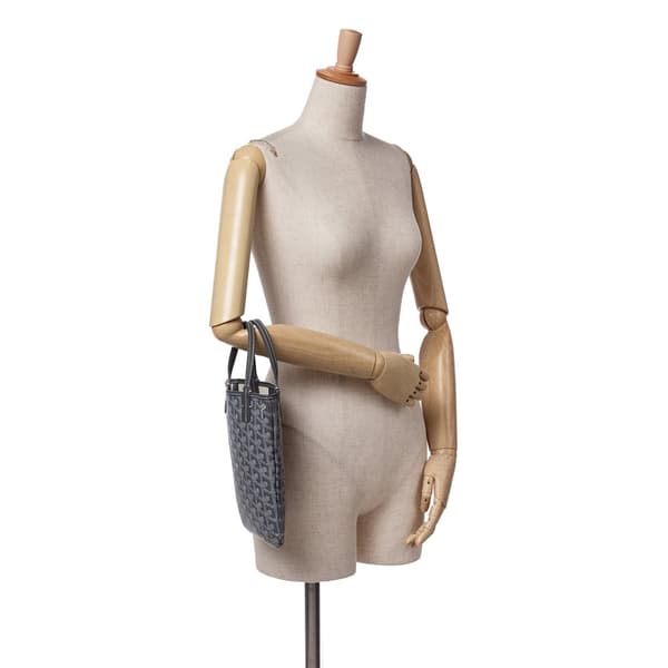 Pre-owned Goyard Goyardine Poitiers Gray