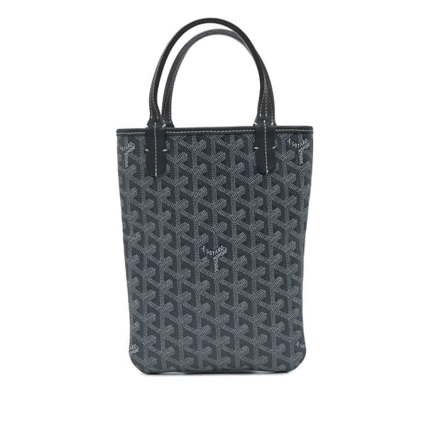 Pre-owned Goyard Goyardine Poitiers Gray