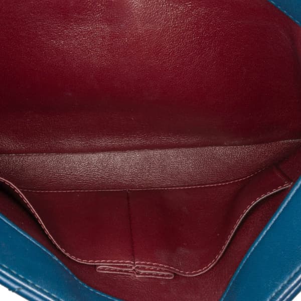 Pre-owned Chanel Medium Lambskin Trendy CC Flap Blue