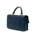 Miniatyrbild 2 av 10: Pre-owned Chanel Medium Lambskin Trendy CC Flap Blue