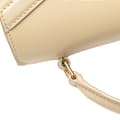 Miniatyrbilde 8 av 10: Pre-owned Saint Laurent Mini Suede and Calfskin Cassandra Top Handle Bag Brown