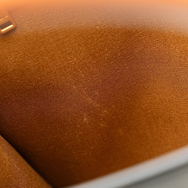 Pre-owned Celine Small Triomphe Coated Canvas Vertical Cabas Satchel Brown