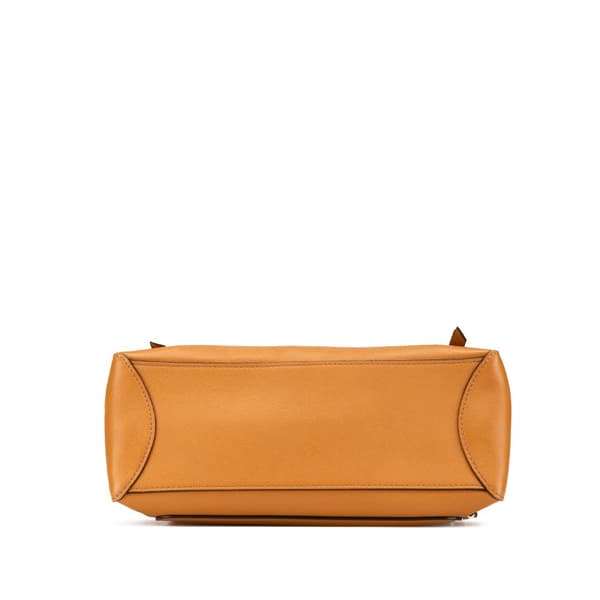 Pre-owned Chloé Small Leather Faye Day Satchel Brown