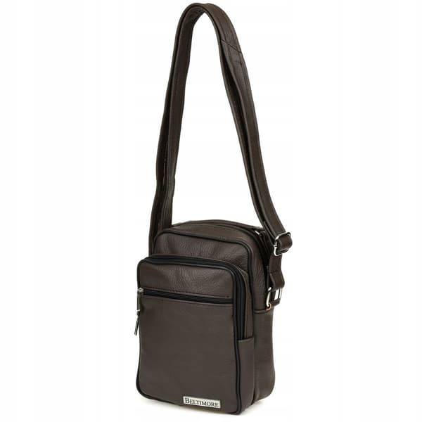 Beltimore Small Messenger Bag i läder för män
