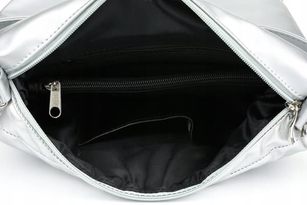 Quiltad väska för damer Solid Original frans