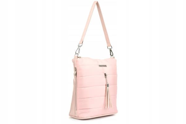 Kviltet taske Solid Original Frynser