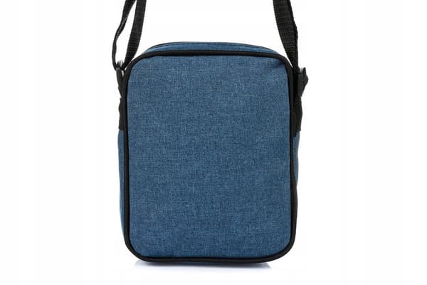 Herr axelväska messenger bag portfölj svart ljus rymlig