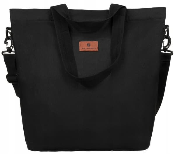 Dame håndtaske shopper taske stof stor A4 moderigtig skuldertaske