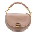 Miniatyrbillede 1 af 10: Pre-owned Chloé Grained Calfskin Marcie Chain Flap Brown