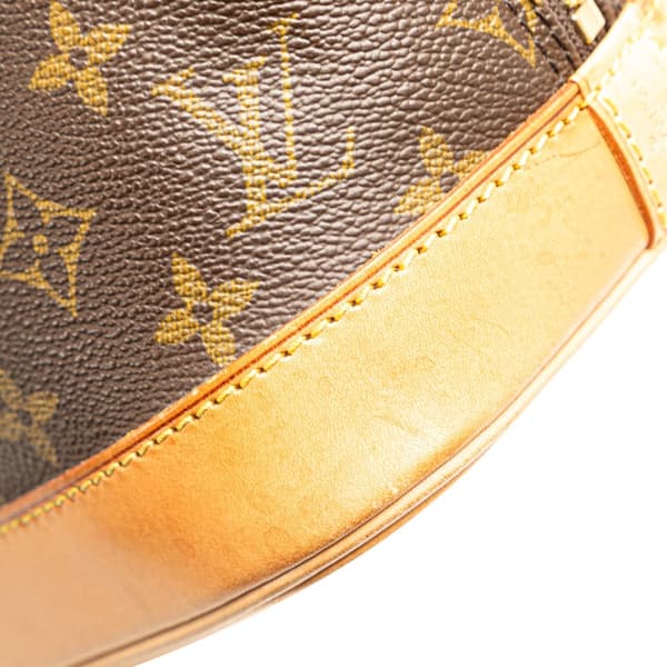 Pre-owned Louis Vuitton Monogram Alma PM Brown