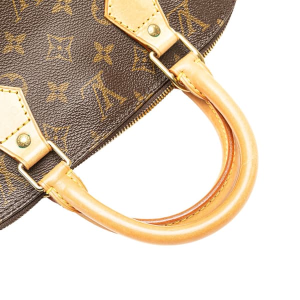 Pre-owned Louis Vuitton Monogram Alma PM Brown