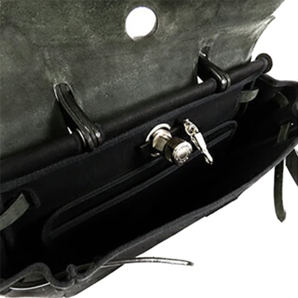 Pre-owned Hermès Toile Herbag 31 Black