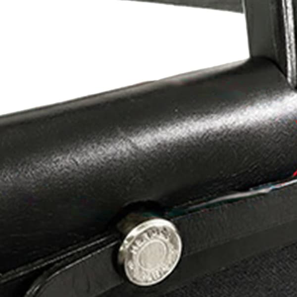 Pre-owned Hermès Toile Herbag 31 Black