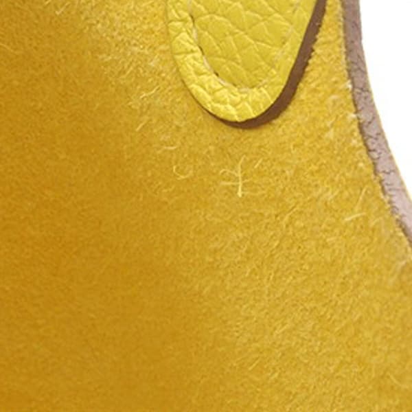 Pre-owned Hermès Clemence Picotin Lock 18 Yellow