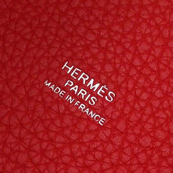 Pre-owned Hermès Bicolor Clemence and Swift Picotin Lock 22 Red