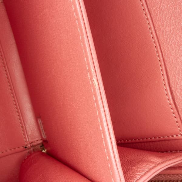 Pre-owned Chanel Small Caviar CC Filigree Vanity Bag Pink