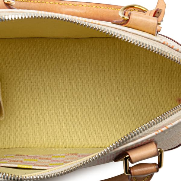 Pre-owned Louis Vuitton Damierlicious Giant Alma BB Pink