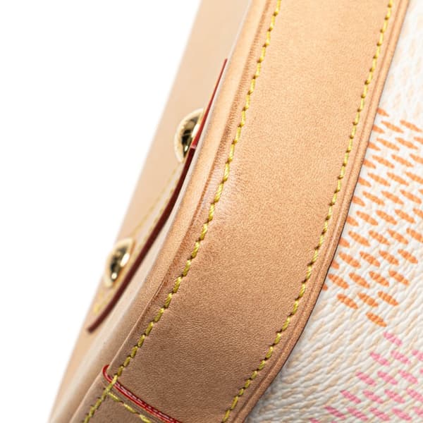 Pre-owned Louis Vuitton Damierlicious Giant Alma BB Pink