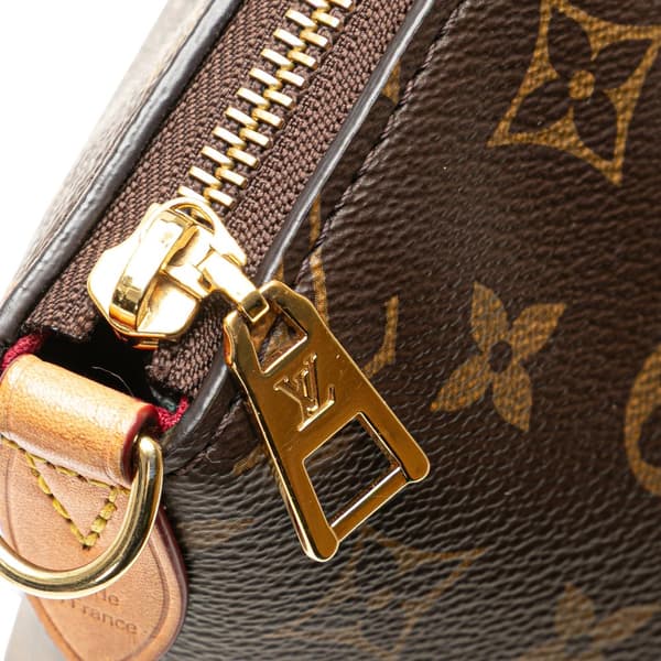 Pre-owned Louis Vuitton Monogram Boetie PM Brown