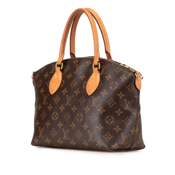 Pre-owned Louis Vuitton Monogram Boetie PM Brown
