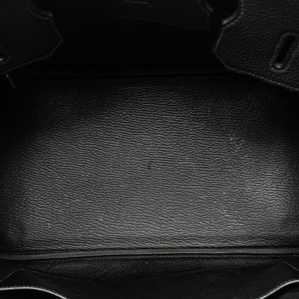 Pre-owned Hermès Togo Birkin Retourne 35 Black