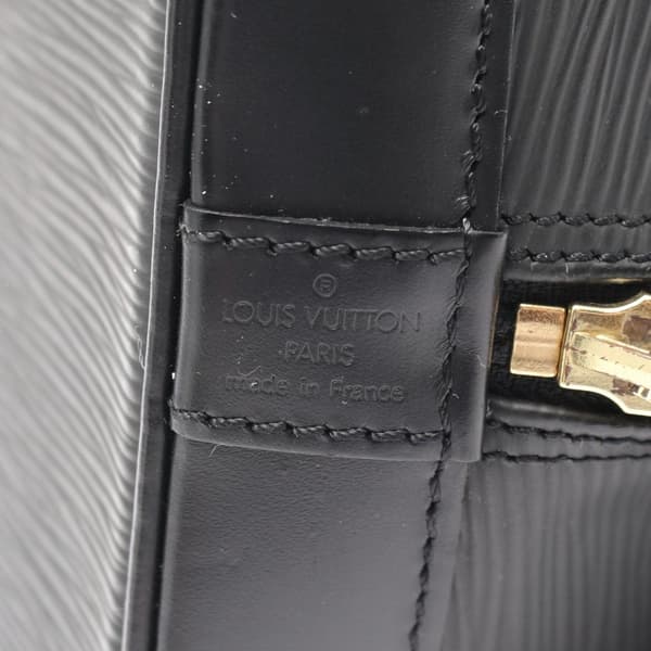 Pre-owned Louis Vuitton Epi Alma PM Black