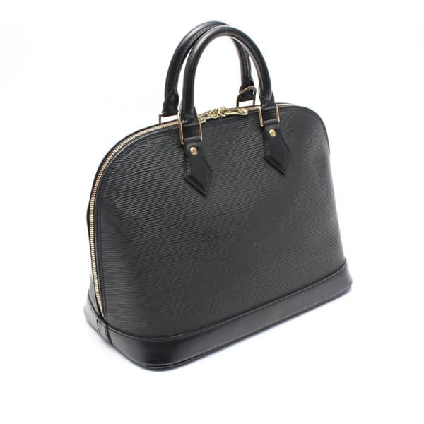 Pre-owned Louis Vuitton Epi Alma PM Black