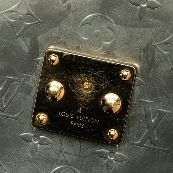 Pre-owned Louis Vuitton Monogram Vernis Spring Street Silver
