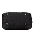 Pikkukuva 3 / 10: Pre-owned Chanel Paris New York Quilted Nylon Duffle Handbag Black