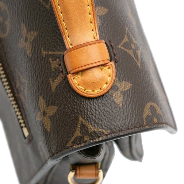 Pre-owned Louis Vuitton Monogram Pochette Metis Brown