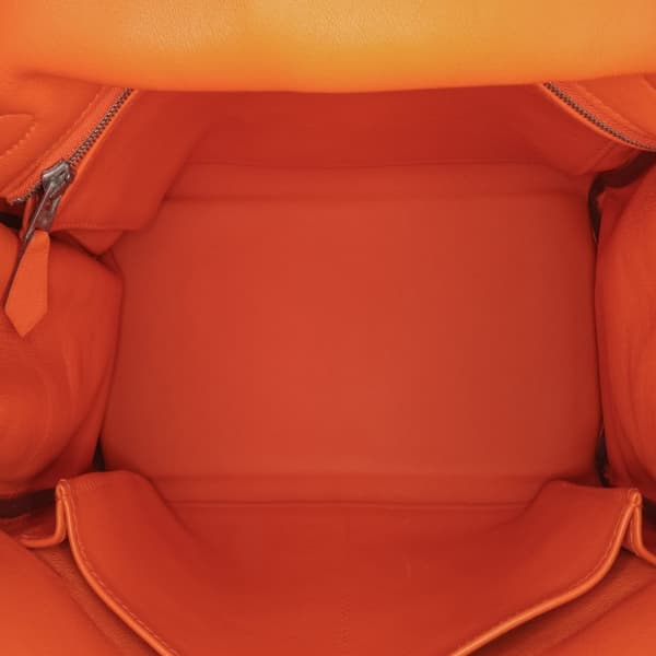Pre-owned Hermès Swift Kelly II Retourne 32 Orange