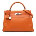 Pikkukuva 1 / 10: Pre-owned Hermès Swift Kelly II Retourne 32 Orange