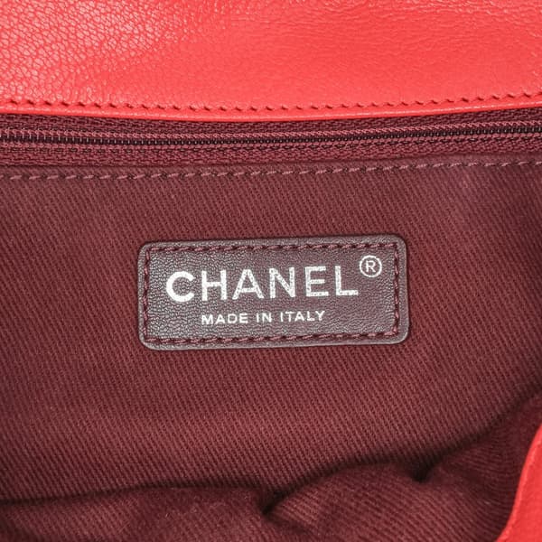 Pre-owned Chanel Small Quilted Goatskin Double Carry Waist Chain Flap Red