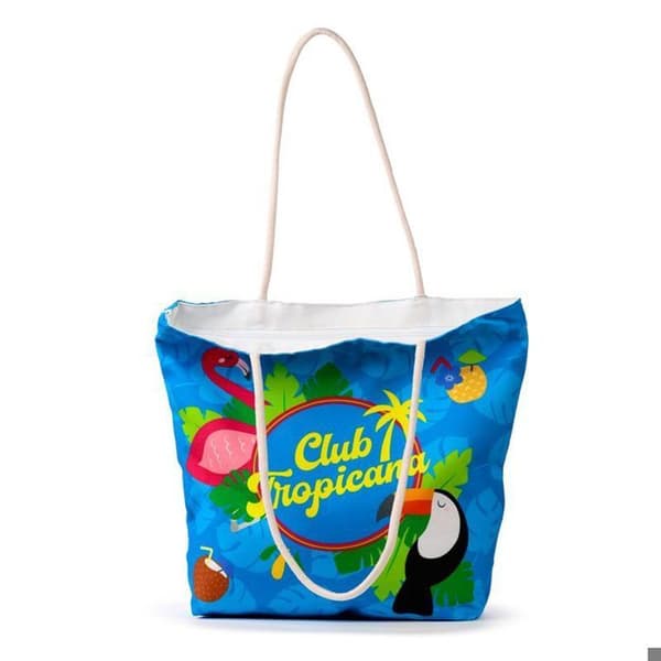 Strandväska Puckator Flamingo Club Tropicana