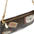 Miniatyrbilde 6 av 9: Pre-owned Louis Vuitton Monogram Patch Mini Pochette Accessoires Brown