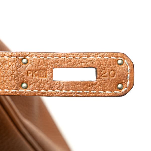 Pre-owned Hermès Togo Birkin Retourne 35 Brown