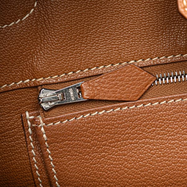 Pre-owned Hermès Togo Birkin Retourne 35 Brown