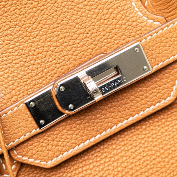 Pre-owned Hermès Togo Birkin Retourne 35 Brown