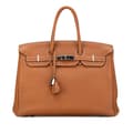 Pikkukuva 1 / 10: Pre-owned Hermès Togo Birkin Retourne 35 Brown