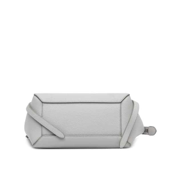 Pre-owned Celine Nano Grained Calfskin Belt Bag Gray